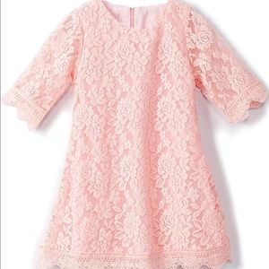 Toddler girl midi lace dress